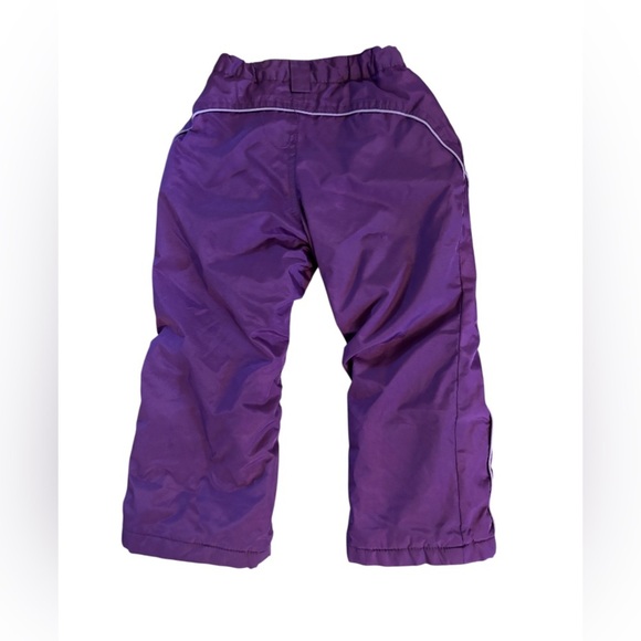 Little Girl's Snowpants Size 4.  Purple. SKU 12 - Picture 2 of 6